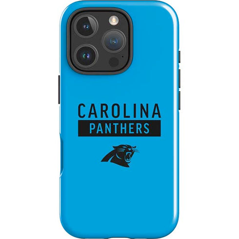 NFL Carolina Panthers Blue Performance Series iPhone 16 Pro Impact Case